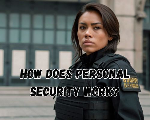 a lady bodyguard on standby