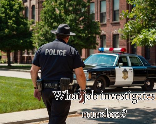 a police officer working